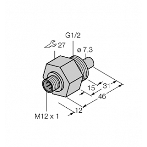 Датчик потока TURCK FCS-G1/2A4-NA-H1141