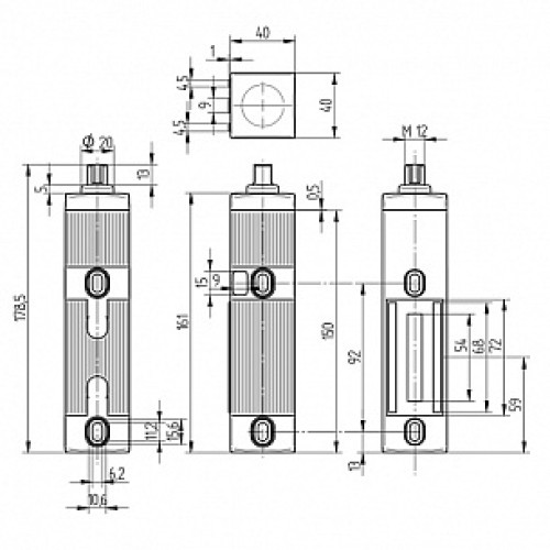 Дверной выключатель безопасности Wenglor SD4ICS04SE89