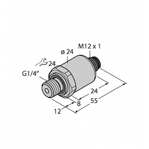 Датчик давления TURCK PT1.6R-1004-U1-H1141/X