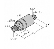 Датчик давления TURCK PC01VR-204-2UPN8X-H1141