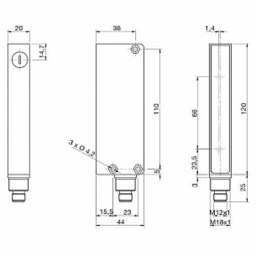 Световая завеса Micro Detectors BX80B/5P-0H3E