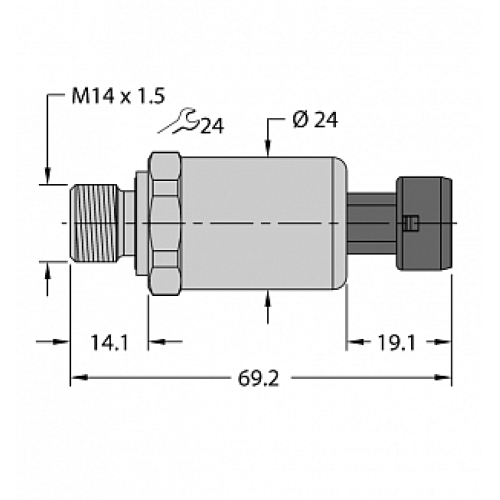 Датчик давления TURCK PT600R-2119-I2-MP11