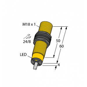 Индуктивный датчик TURCK BI5-S18-AZ3X/S100