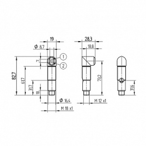 Оптический датчик Wenglor HW12PCT3