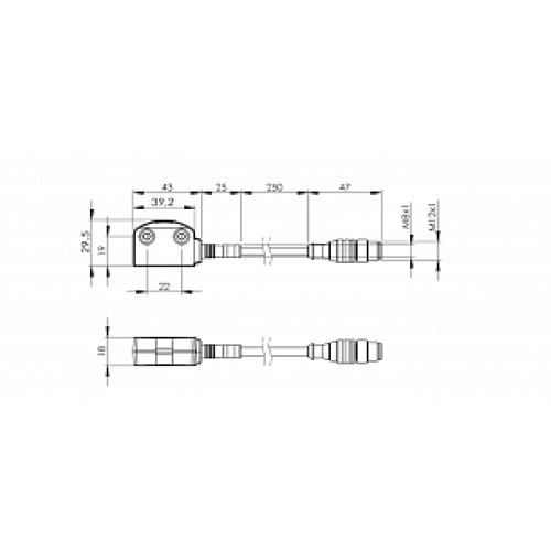 Магнитный датчик безопасности Balluff BID R02K-4R100-O20ZZ0-EP00,2-S92