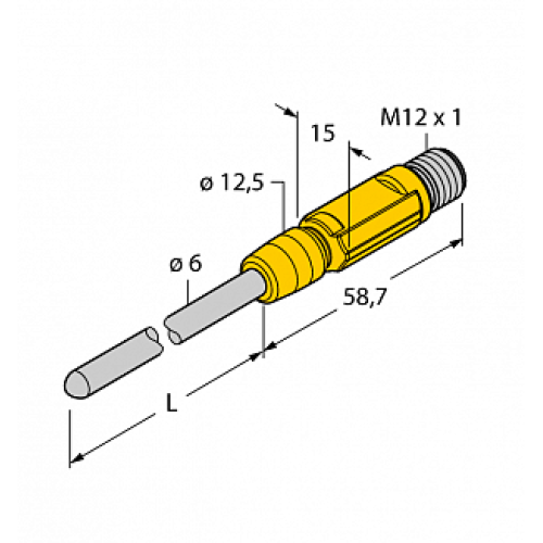 Датчик температуры TURCK TTM-206A-CF-LIUPN-H1140-L050