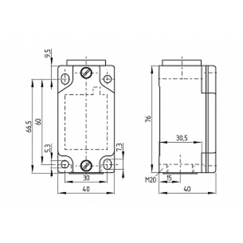 Kонцевой выключатель безопасности Schmersal Z4V7H332-11Y-M20