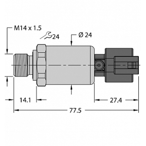 Датчик давления TURCK PT600R-2119-I2-DT043P