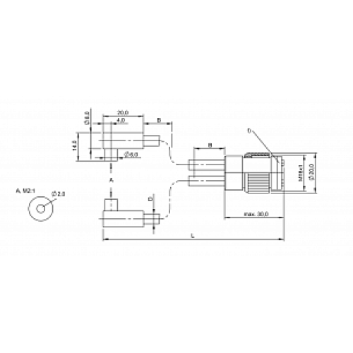 Оптоволоконный кабель Balluff BFO 18A-LEE-SMG-20-0,5