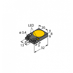 Индуктивный датчик TURCK BI5-Q08-VP6X2