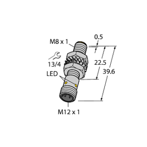 Индуктивный датчик TURCK BI2-M08K-VN6X-H1341