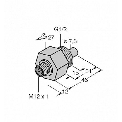 Датчик потока TURCK FCS-G1/2A4-NAEX-H1141