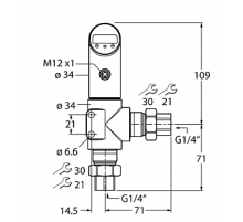Датчик давления TURCK PS250D-501L-LI2UPN8X-H1141