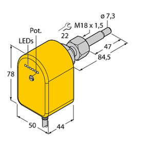 Датчик потока TURCK FCST-A4P-VRX/230VAC