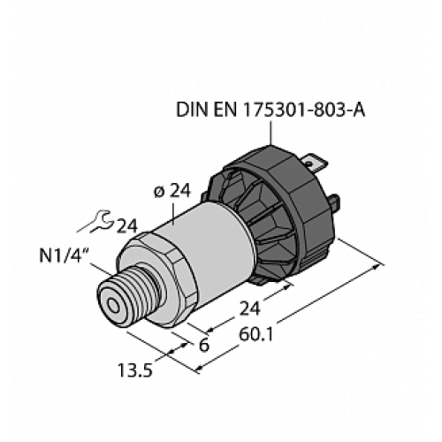 Датчик давления TURCK PT15V-1003-I2-DA91