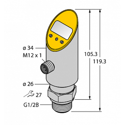 Датчик давления TURCK PS100R-609-2UPN8X-H1141