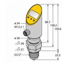 Датчик давления TURCK PS0.25V-508-LI2UPN8X-H1141/3GD