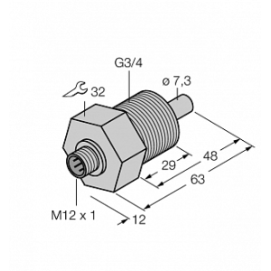 Датчик потока TURCK FCS-GL3/4A4-NA-H1141