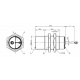 Емкостной датчик уровня Balluff BCS M30BBE1-NSC25H-EP02