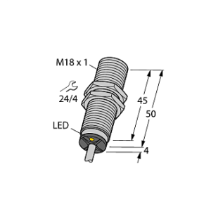 Индуктивный датчик TURCK BI8U-M18-AP6X