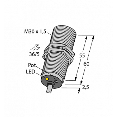 Емкостной датчик TURCK BC10-M30K-VP4X