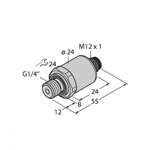 Датчик давления TURCK PT0.25R-1004-I2-H1141