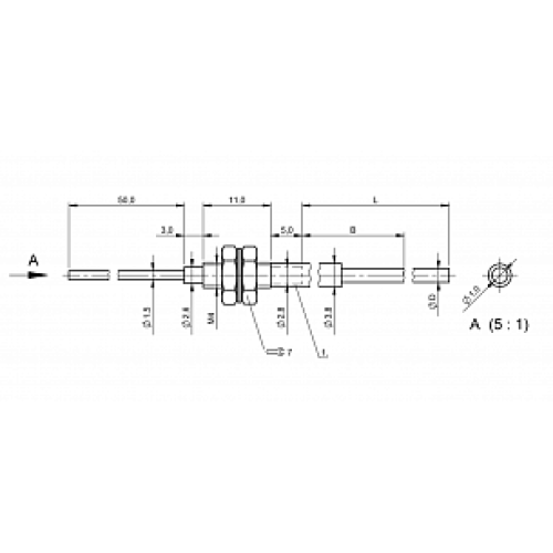 Оптоволоконный кабель Balluff BFO D22-LA-NB-EAK-10-02