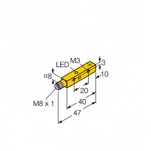 Индуктивный датчик TURCK NI4U-Q8SE-RP6X-V1131