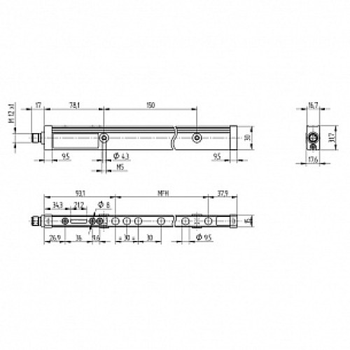 Световая завеса Wenglor OEEB602U0135