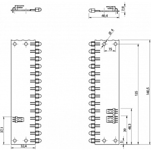 Световая завеса Micro Detectors NX14SR/XCN-AT10