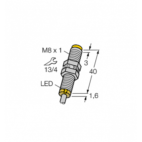 Индуктивный датчик TURCK NI3-EG08-AP6X