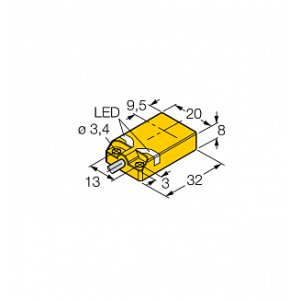 Индуктивный датчик TURCK NI10U-QP08-AP6X2