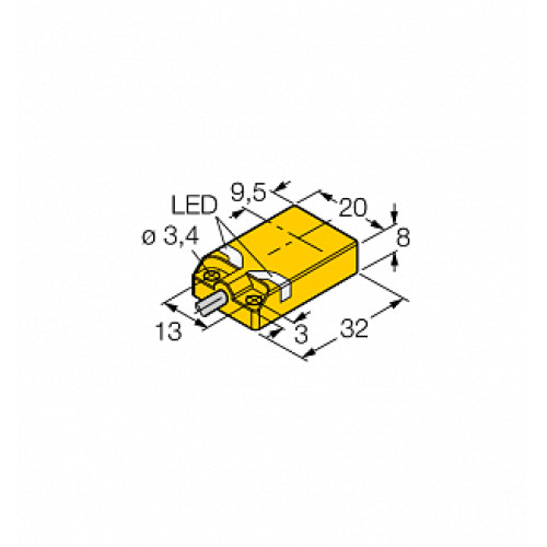 Индуктивный датчик TURCK NI10U-QP08-AP6X2