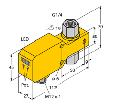Датчик потока TURCK FCI-D06CTP-LIX-H1141