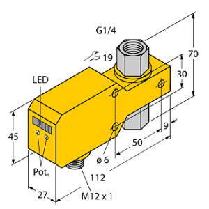 Датчик потока TURCK FCI-D06CTP-LIX-H1141