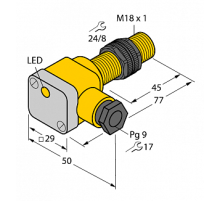 Индуктивный датчик TURCK NI10-P18SK-AP6X