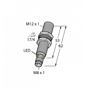 Индуктивный датчик TURCK BI4-G12-AP6X-V1131