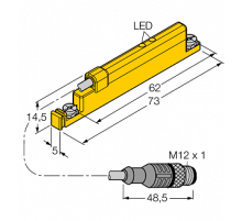 Магнитный датчик TURCK WIM45-UNTL-LIU5X2-0.3-RS4