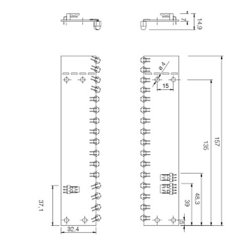 Световая завеса Micro Detectors NX16SR/XAN-CT1020