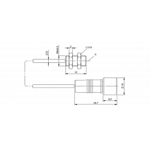 Оптоволоконный кабель Balluff BOH DI-M06-002-01-S49F