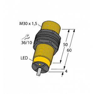 Индуктивный датчик TURCK NI15-S30-AZ3X/S97