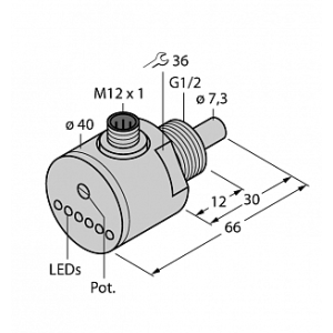 Датчик потока TURCK FCS-G1/2A4-AP8X-H1141