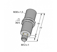 Индуктивный датчик TURCK BI10-M30E-LIU-H1141