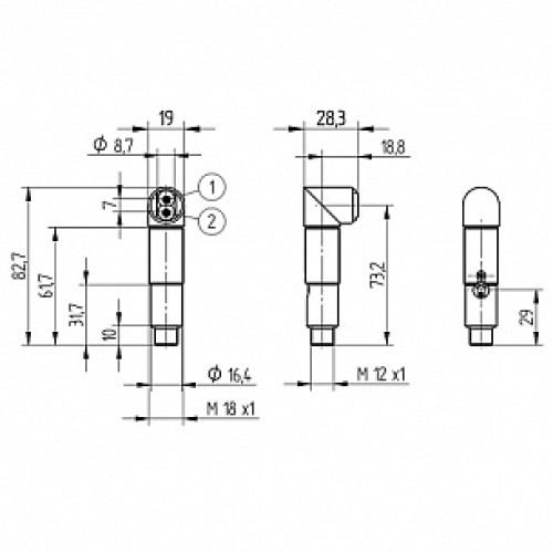 Оптический датчик Wenglor EW98PC3