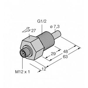 Датчик потока TURCK FCS-GL1/2T-NAEX-H1141