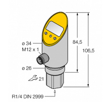 Датчик давления TURCK PS001V-311-LI2UPN8X-H1141