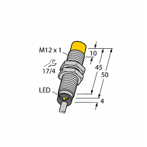 Индуктивный датчик TURCK NI8-M12-VN6X 7M