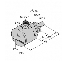 Датчик потока TURCK FCS-G1/2A4-AN8X-H1141