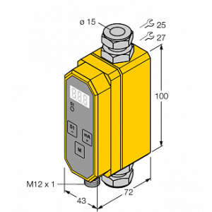 Расходомер TURCK FTCI-15D15A4P-LI-UP8X-H1141