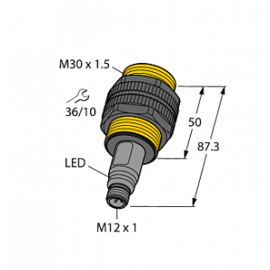 Емкостной датчик уровня TURCK BCT10-S30-UN6X2-H1151